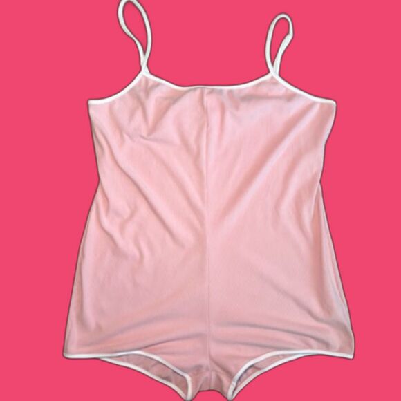 Size 4XL Pink Tieback Jumpsuit - Picture 1 of 4
